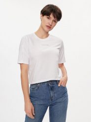 Calvin Klein Performance T-Shirt 00GWS4K234 Biały Regular Fit. Białe t-shirty Calvin Klein Performance, xxl, bez wzorów, z bawełny, bez kołnierzyka, bez ramiączek. Za 139.99 zł.