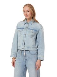 Scotch & Soda Kurtka dżinsowa w kolorze błękitnym rozmiar: M. Niebieskie kurtki Scotch & Soda, m, bez wzorów, z bawełny, bez kaptura. Za 260.99 zł.