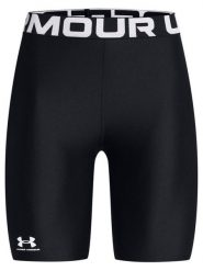 Under Armour Szorty sportowe w kolorze czarnym rozmiar: S. Czarne szorty sportowe Under Armour, bez wzorów, z materiału, z podwyższonym stanem, outdoorowe. Za 96.60 zł.