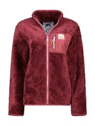 Geographical Norway Kurtka polarowa "Upecious" w kolorze bordowym rozmiar: XXL. Czerwone kurtki Geographical Norway, xxl, bez wzorów, z polaru, bez kaptura. Za 123.25 zł.