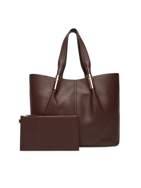 Elisabetta Franchi Torebka BS-41A-56E2-V440 Brązowy. Brązowe torebki klasyczne Elisabetta Franchi, bez wzorów, ze skóry, bez dodatków. Za 1,239.00 zł.