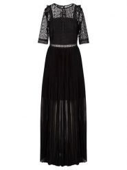 APART Sukienka w kolorze czarnym rozmiar: 42. Czarne sukienki Apart, bez wzorów, bez kołnierzyka, bez ramiączek, maxi, rozkloszowane. Za 227.85 zł.