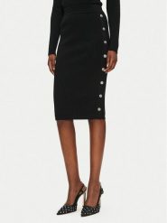 Pinko Spódnica midi Costina 104021 A15S Czarny Slim Fit. Czarne spódnice Pinko, m, bez wzorów, z syntetyku, midi. Za 499.99 zł.