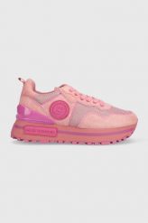 Liu Jo sneakersy WONDER 52 kolor różowy BA3085PX027S1688. Czerwone buty sportowe lifestyle Liu Jo, bez wzorów, z gumy, sportowe, bez zapięcia. Za 819.99 zł.