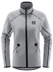 Haglöfs Kurtka polarowa "Risberg" w kolorze szarym rozmiar: XS. Szare kurtki Haglöfs, xs, bez wzorów, z polaru, bez kaptura. Za 223.99 zł.