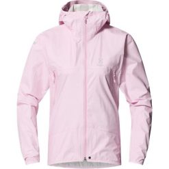 Kurtka przeciwdeszczowa damska L.I.M Proof Jacket. Czerwone kurtki przeciwdeszczowe Haglöfs, l, bez wzorów, bez kaptura, trekkingowe. Za 850.00 zł.