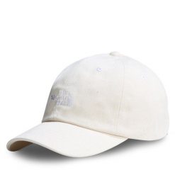 Czapka z daszkiem The North Face. Białe czapki z daszkiem The North Face, bez wzorów. Za 79.99 zł.