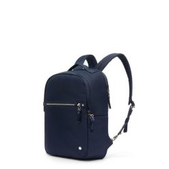 Plecak damski Pacsafe W 10 L Backpack - navy. Niebieskie plecaki Pacsafe, bez wzorów, bez dodatków. Za 602.99 zł.