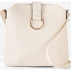 Torebka na ramię. Żółte torebki klasyczne bonprix, z aplikacjami, ze skóry, eleganckie, na ramię, z tłoczeniem, bez dodatków. Za 109.99 zł.