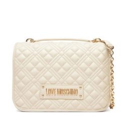 Torebka LOVE MOSCHINO. Brązowe torebki klasyczne Love Moschino, bez wzorów, klasyczne, bez dodatków. Za 659.99 zł.