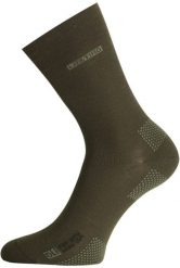 Skarpety funkcyjne OLI. Szare skarpetki LASTING, bez wzorów, z elastanu. Za 46.00 zł.