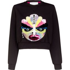 Bluza No Ka'Oi PRESENCE. Czarne bluzy No Ka Oi, z aplikacjami, z tkaniny, bez ramiączek, bez kaptura. W wyprzedaży za 630.00 zł.