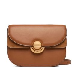 Torebka Furla. Brązowe listonoszki Furla, bez wzorów, bez dodatków. Za 1,859.00 zł.