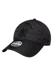 Czapka New Era Wmns Padded 9Twenty Neyyan Damskie. Czarne czapki z daszkiem New Era, bez wzorów, z materiału. Za 202.99 zł.