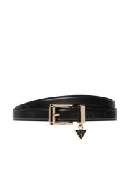 Guess Pasek Damski BW9254 P5325 Czarny. Czarne paski Guess, z aplikacjami, ze skóry. Za 239.99 zł.