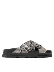 Pollini Klapki SA28164G1ITJ0954 Szary. Szare klapki Pollini, bez wzorów, ze skóry, bez obcasa, bez zapięcia. Za 1,619.00 zł.