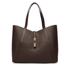 Torebka Furla. Brązowe torebki klasyczne Furla, bez wzorów, klasyczne, bez dodatków. Za 1,439.00 zł.