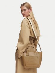 KARL LAGERFELD Torebka B3W30093 Beżowy. Brązowe torebki klasyczne KARL LAGERFELD, bez wzorów, ze skóry, bez dodatków. Za 1,099.00 zł.
