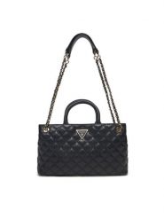 Guess Torebka HWQG87 48090 Czarny. Czarne torebki klasyczne Guess, z aplikacjami, ze skóry, bez dodatków. Za 399.99 zł.