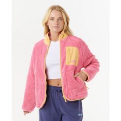 Rip Curl Shore Break Polar Fleece - Pink. Czerwone bluzy z polaru Rip Curl, bez wzorów, z polaru. Za 372.70 zł.
