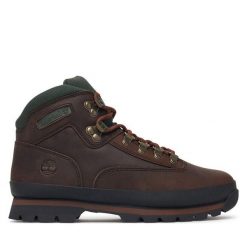 Trekkingi Timberland. Brązowe buty trekkingowe Timberland, bez wzorów, bez zapięcia, trekkingowe. Za 649.99 zł.