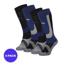 Skarpety narciarskie unisex 4 szt. Niebieskie skarpetki XTREME, bez wzorów, z materiału. W wyprzedaży za 220.75 zł.