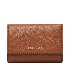Portfel MICHAEL Michael Kors. Brązowe portfele MICHAEL Michael Kors, bez wzorów. Za 449.99 zł.