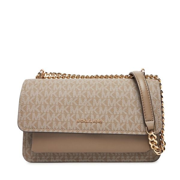 Torebka MICHAEL Michael Kors. Brązowe kopertówki MICHAEL Michael Kors, bez wzorów, wizytowe, bez dodatków. Za 699.99 zł.