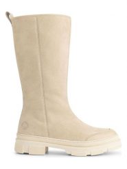 TRAVELIN' Skórzane kozaki "Whistler" w kolorze beżowym rozmiar: 38. Brązowe kozaki Travelin', na zimę, bez wzorów, z materiału, bez obcasa, bez zapięcia. Za 448.99 zł.