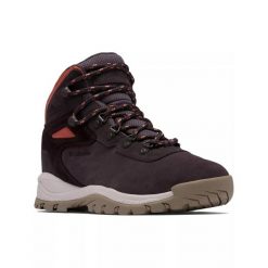 Wodoodporne buty turystyczne damskie Columbia Newton Ridge Plus Waterproof Amped. Fioletowe buty treningowe Columbia, bez wzorów, bez zapięcia, trekkingowe. W wyprzedaży za 419.00 zł.