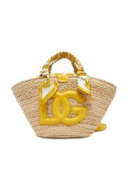 Dolce&Gabbana Torebka BB7695 AV860 Beżowy. Brązowe torebki klasyczne Dolce&Gabbana, bez wzorów, z tworzywa sztucznego, bez dodatków. Za 5,799.00 zł.