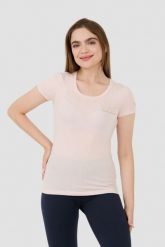 EA7 Różowy damski t-shirt, Rozmiar L. Czerwone t-shirty EA7 Emporio Armani, l, bez wzorów, bez kołnierzyka, bez ramiączek. W wyprzedaży za 292.99 zł.
