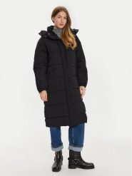 JDY Płaszcz zimowy Flotte 15330181 Czarny Regular Fit. Czarne płaszcze JDY, na zimę, m, bez wzorów, z syntetyku, bez kaptura. Za 379.99 zł.