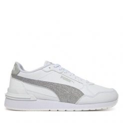 Damskie buty sportowe z niską cholewką Puma SoftFoam+. Białe buty treningowe Puma, bez wzorów, przed kostkę, bez zapięcia, na fitness i siłownię. Za 251.00 zł.
