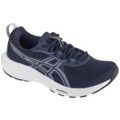 Buty do biegania damskie, Gel-Contend 9. Niebieskie buty do biegania ASICS, bez wzorów, bez zapięcia, do biegania. Za 279.99 zł.
