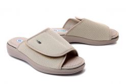 BEFADO DR ORTO 078D 003 beżowy, klapki profilaktyczne damskie. Brązowe klapki Befado Dr Orto, bez wzorów, bez obcasa, bez zapięcia. Za 124.90 zł.