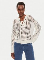 Brave Soul Sweter LK-125HYDRO Écru Straight Fit. Swetry Brave Soul, l, bez wzorów, z bawełny, bez ramiączek. Za 49.99 zł.