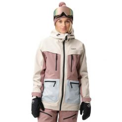 Damska kurtka narciarska Colourwear W Transfer. Brązowe kurtki narciarskie Colourwear, na zimę, l, bez wzorów, z materiału, bez kaptura, narciarskie. Za 1,171.50 zł.