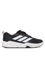 Adidas Buty na siłownię Rapidmove Go Trainer JQ3953 Czarny. Czarne buty treningowe adidas, bez wzorów, z materiału, bez zapięcia, na fitness i siłownię. Za 298.99 zł.