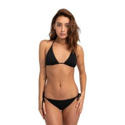 Dół od stroju kąpielowego Billabong Sol Searcher Tie Side Tropic. Czarne bikini Billabong, bez wzorów, sportowe. Za 59.99 zł.
