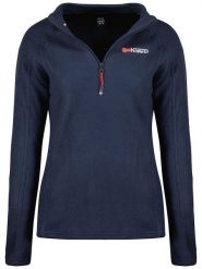 Geographical Norway Bluza polarowa "Tug" w kolorze granatowym rozmiar: onesize. Niebieskie bluzy bez kaptura Geographical Norway, bez wzorów, z polaru, bez kaptura. Za 88.02 zł.