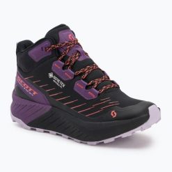 Buty do biegania damskie SCOTT Kinabalu 3 Mid Gore-Tex. Fioletowe buty do biegania Scott, bez wzorów, z gore-texu, bez zapięcia, do biegania, gore-tex. Za 729.99 zł.