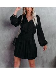 Milan Kiss Sukienka w kolorze czarnym rozmiar: L. Czarne sukienki Milan Kiss, na co dzień, l, bez wzorów, bez kołnierzyka, bez ramiączek, mini, proste. Za 165.99 zł.