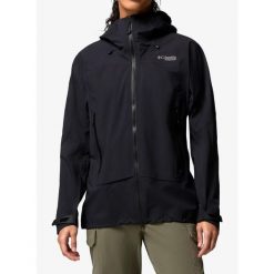 Kurtka z membraną damska Columbia Saudan Pro 3L Shell. Czarne kurtki Scarpa, l, bez wzorów, sportowe, bez kaptura. Za 1,217.99 zł.