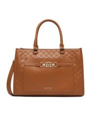 Nine West Torebka CEO-LUNA-II-H242045 Brązowy. Brązowe torebki klasyczne Nine West, bez wzorów, z materiału, bez dodatków. Za 249.99 zł.