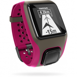 TomTom damski MultiSport GPS Watch Ciemny Różowy. Czerwone zegarki TomTom. Za 1,009.96 zł.