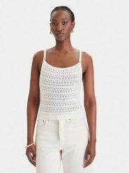 Guess Sweter W6GR11 Z0593 Biały Regular Fit. Białe swetry Guess, l, z aplikacjami, z syntetyku, bez ramiączek. Za 329.99 zł.