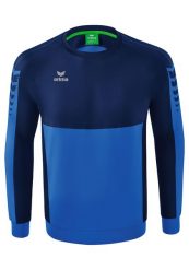 Bluza Erima Six Wings niebieska junior. Niebieskie bluzy Erima, bez wzorów, z bawełny, bez ramiączek, bez kaptura. Za 267.99 zł.