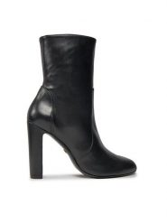 Stuart Weitzman Botki Vida 100 Zip Bootie SG232 Czarny. Czarne botki Stuart Weitzman, bez wzorów, ze skóry, bez obcasa, na słupku, bez zapięcia. Za 1,329.00 zł.