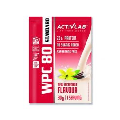 Koncentrat białka serwatkowego saszetka 30 g Activlab. Nerki i saszetki ACTIVLAB, bez wzorów, sportowe, bez dodatków. Za 6.90 zł.